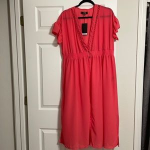 More of a coral color not pink